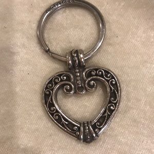 Brighton Silver Heart Keychain